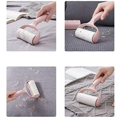Removable Sticky Hair Roller Felt Paper Household Clothes Sofa Pets Removal Stick Artifact Roll Brush