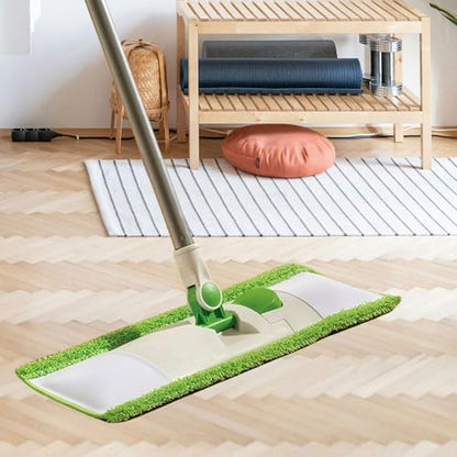 4 Pack Reusable Mop Pads Compatible with 3M Scotch-Brite M-005 Floor Mops, Microfiber Hardwood Floor Mop Pads Wet or Dry Use mop,Fit for Folding mop 15in*3.9in mop Head - size: 4-pack