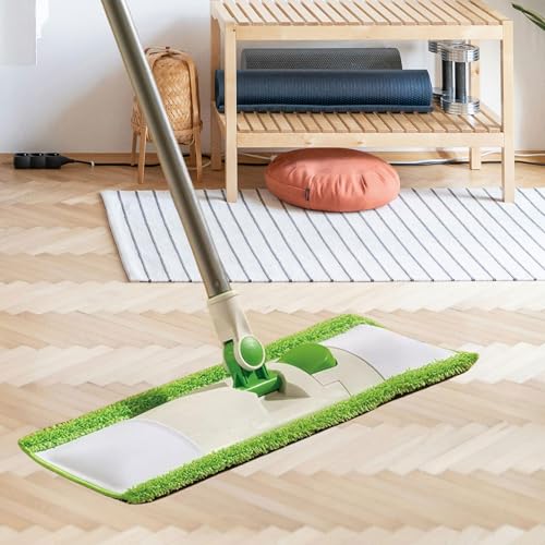 6 Pack Reusable Mop Pads Compatible with 3M Scotch-Brite M-005 Floor Mops, Microfiber Hardwood Floor Mop Pads Wet or Dry Use mop,Fit for Folding mop 15 in*3.9 in mop Head - size: 6-pack