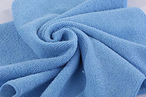 Dri Professional Extra-Thick Microfiber Cleaning Cloth 36 Pack Blue (16IN x 16IN, 300GSM, Commercial Grade All-Purpose Microfiber Highly Absorbent, LINT-Free, Streak-Free Cleaning Towels)