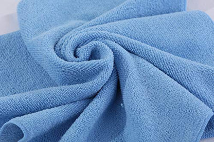 Dri Professional Extra-Thick Microfiber Cleaning Cloth 36 Pack Blue (16IN x 16IN, 300GSM, Commercial Grade All-Purpose Microfiber Highly Absorbent, LINT-Free, Streak-Free Cleaning Towels)