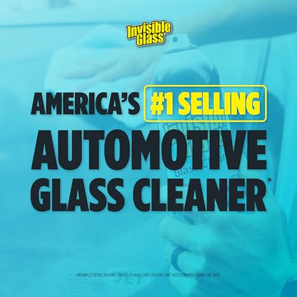 Invisible Glass 92164-6PK Premium Glass Cleaner Spray for Car Windshields and Windows, Automotive and Home Window Cleaner, Streak-Free, Ammonia-Free, Tint-Safe – 22 fl oz (Pack of 6) - size: 22 Fl Oz (Pack of 6)