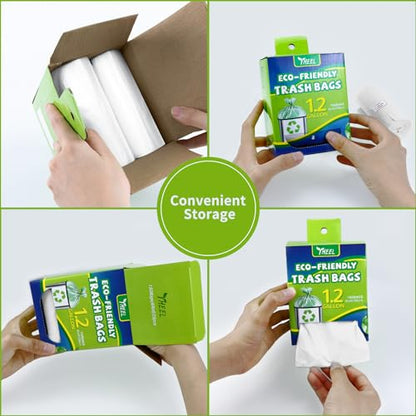 1.2 Gallon Small Trash Bags - 150 Count Clear Mini Garbage Bags Bathroom Trash Bags for Bedroom Office Wastebasket Small Trash Can Liners Unscented - color: 1.2Gal-Clear-150pcs