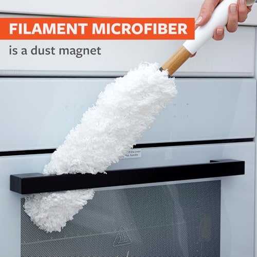 Full Circle Dust Whisperer Microfiber Duster Refill - Extendable, Washable, For Ceiling Fans, Blinds, Furniture - color: Replacement Head