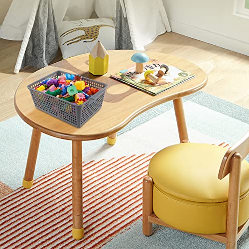 Plastic Organizing Baskets, Large Open Storage Bins Set of 3