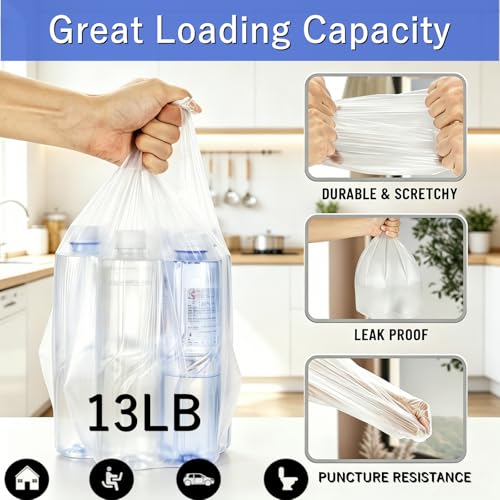 4 Gallon Trash Bags, 230 Counts Flexible & Durable Small Garbage Bags 24 x 19" Extra Thick Sturdy Trash Bag, Unscented & Easy Tearing 4-6 Gal Can Bin Plastic Bags for Home Office Kitchen Bathroom - size: 1 Count (Pack of 230)