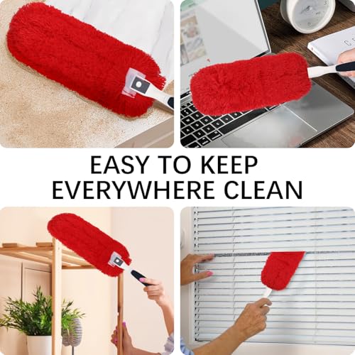 Reusable Microfiber Duster Refills Compatible with OXO & MR.SIGA Duster - Washable Duster for Household Cleaning Dusting Furniture Blind Ceiling Fan 3Pack (Handle NOT Included) - color: 3 Pack
