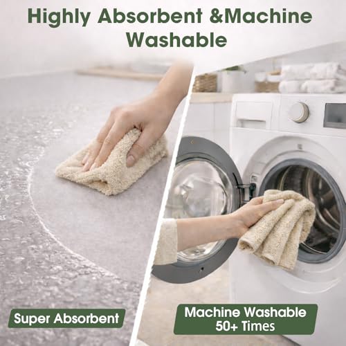 Microfiber Cleaning Cloth Roll - 100 Pack Tear Away Microfiber Paper Towels, Reusable, Washable, Scratch-Free, Kitchen Towels for Car, Home, Kitchen, Glass, Dishes(Desert Gold) - color: Desert Gold