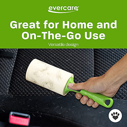 Evercare All Purpose Pet Hair Lint Roller,100 Sheets – Reusable Sticky Roller for Pet Hair,Cat & Dog-Hair Remover,Lint Remover,Pet-Hair-Remover for Furniture,Clothing & Cars,(Pack of 6) - size: 100 Sheets (Pack of 6)