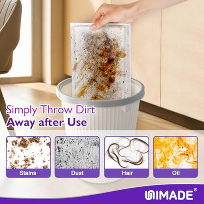 UNIMADE 64 Count Mop Pad Refill Compatible with Swiffer WetJet, Disposable Multi-Layers Mopping Pads for All Hard Surface, Especially Hardwood Floor, Super Absorbent Spray Mopping Pad Refills - size: 64 Count