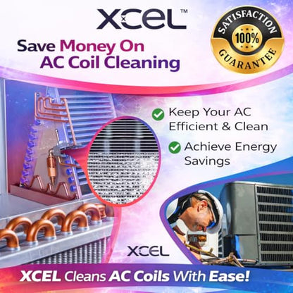 HVAC Coil Cleaning Brush & Fin Comb Tool, Dual-Sided AC Coil Cleaner Brush for Evaporator and Condenser Coils, Mini Split, Window AC and Outdoor Condenser, Stainless Steel Pins with Soft Bristles