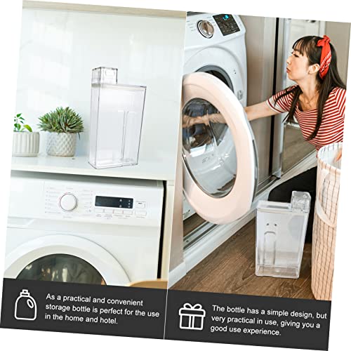 MAGICLULU Laundry Storage Bottle Large Capacity Detergent Dispenser for Home Use Refillable Lotion Container for Convenient Dispensing Smooth Edges and Polished Design for Liquid Soap and