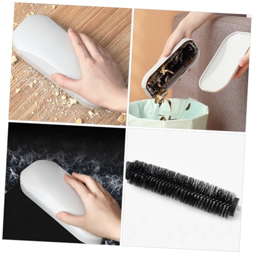 Alipis 2pcs Handheld Crumb Sweeper Soft Bristles Reusable Debris Collector for Tables Sofas and Floors Ergonomic Design for Easy Cleaning of Hair Lint and Crumbs