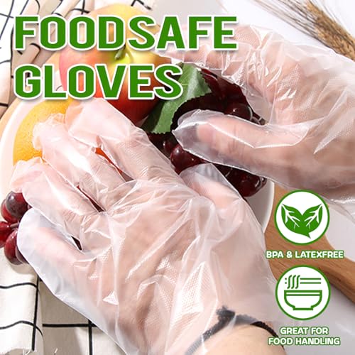 Disposable Plastic Gloves Food Handling Service Gloves Disposable For Cooking - style: 200pcs