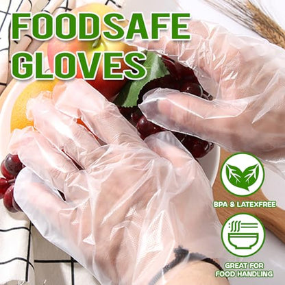 Disposable Plastic Gloves Food Handling Service Gloves Disposable For Cooking - style: 200pcs