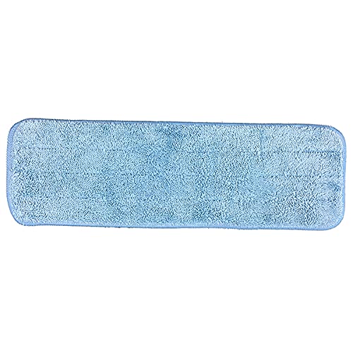 Arkwright Spray Mop Replacement Pads - (Pack of 12) Bulk Microfiber Flat Dry and Wet Refill Mop Pads Floor Cleaning, Compatible with Bona and Rubbermaid, Fits All Mop Heads, 18 in, Blue - color: Blue, size: 18 Inch (Pack of 12)