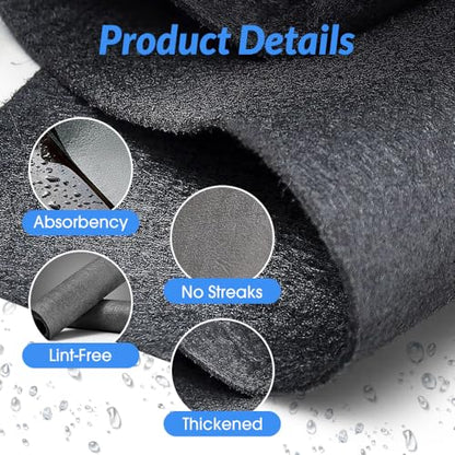 Multifunctional Magic Cloth, Reusable Thickened Magical Cleaning Cloth, Streak Free Magical Microfiber Cleaning Cloth, Suitable for Glass,Window, Kitchen, Cars (15PC) - color: 15pc
