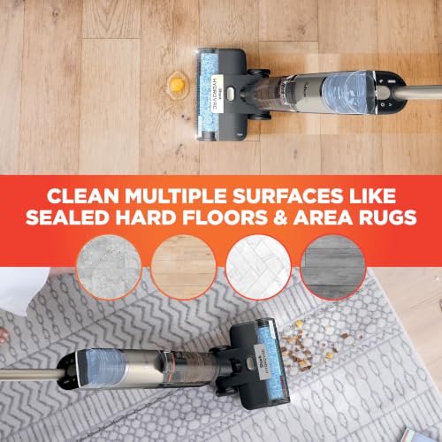Shark HydroVac MessMaster Wet Dry Vacuum Cleaner, Cordless, 3-in-1 Vacuum Mop All in One & Self-Cleaning System, Lightweight, Powerful Suction, for Hard Floors & Area Rugs, Stone, WD261,Rose Gold - style: Cordless w/ Essential