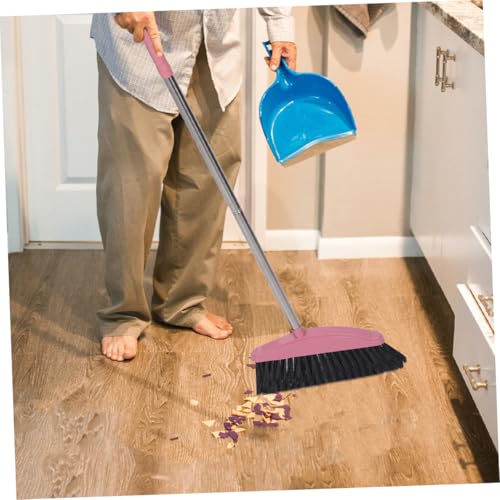 2pcs Wide Scrub Broom Stiff Bristles Broom for Deck Cleaning Patio Sweeping