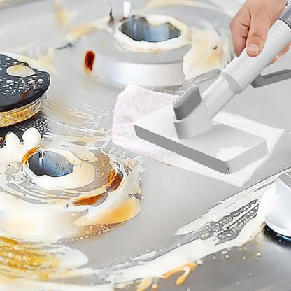 Mini Mop - Portable Small Mop, 28x18x10cm Tabletop Cleaner, Kitchen Tableware Mops, Compact Household Cleaning Tool | Wet Dry Dust Absorbent Mops for Bathroom, Living Room, Glass, Desktop, Car - color: White