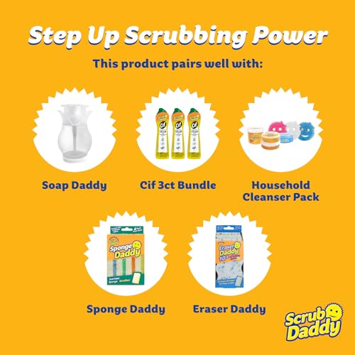 Scrub Daddy 4 Scrub Daddy Sponges & 4 Scrub Mommy Kitchen Sponges - Scratch-Free for Dishes & Multipurpose Cleaning - BPA Free & Made with Polymer Foam - Stain & Odor Resistant (16 Pack) - size: 8 Count (Pack of 2)