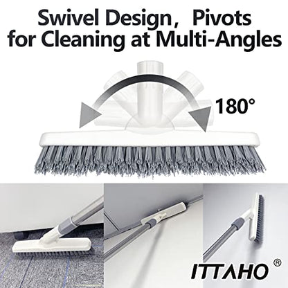 Long Handle Floor Cleaning Brush, Stiff bristles Brush