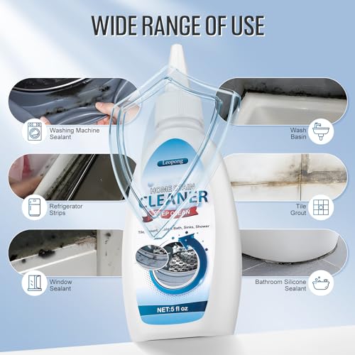 Leopong Home Cleaner Gel, Cleaner for Washing Machine, Refrigerator Strips, Household Shower, Kitchen Sinks, Walls, Tiles, Bathrooms- 5 fl oz - size: 5 Fl Oz (Pack of 1)