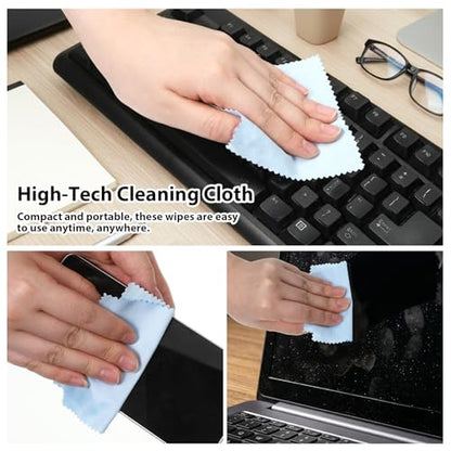 8 Pcs Keyboard Cleaning Kit with Keycap Puller & Switch Puller Mini Dust Cleaning Brushes Air Blower Anti-Static Brush Small Mechanical Keyboard Cleaner for Computer Motherboard Camera