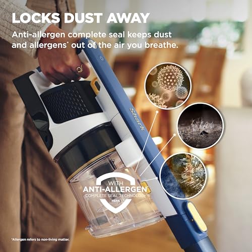 Shark® Cordless Pet, Cordless Lightweight Stick Vacuum Cleaner, Self Cleaning Brushroll, 40 Min Runtime, Removable Handheld, XL Dust Cup, Moonlight Blue, IY143H (2026 Release) - style: Cordless Pet Essential (40 min)