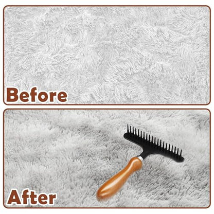 Carpet Rake, Hand Held Carpet Rake for Matted Carpets, Portable Shag Rug Rakes Carpets, Making it Fluffy