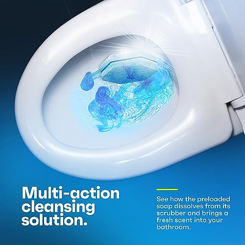 CleanGenius Disposable Prefilled Toilet Cleaning Scrubbers (60 Count) - size: 1 Count (Pack of 60)