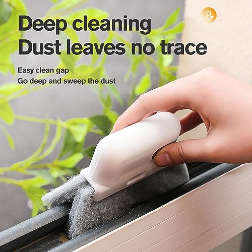 Window Groove Cleaning Brush,6Pack Window Door Track Cleaning Tool for Home,Magic Window Slot Groove Gap Cleaning Brush,Household Deep Cleaner Tool Kit for Track,Sill,Blinds
