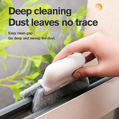 Window Groove Cleaning Brush,6Pack Window Door Track Cleaning Tool for Home,Magic Window Slot Groove Gap Cleaning Brush,Household Deep Cleaner Tool Kit for Track,Sill,Blinds