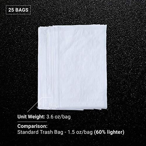 Sandbaggy Large Sandbags - Size: 25" x 40" - Thick Heavy Duty Contractor Bags, Heavy Duty Garbage Bags, Dumpster Bag, Construction Trash Bags, 6 mil (25 Bags) - size: 1 Count (Pack of 25)