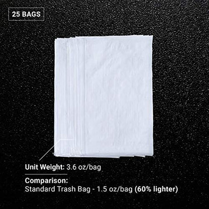 Sandbaggy Large Sandbags - Size: 25" x 40" - Thick Heavy Duty Contractor Bags, Heavy Duty Garbage Bags, Dumpster Bag, Construction Trash Bags, 6 mil (25 Bags) - size: 1 Count (Pack of 25)