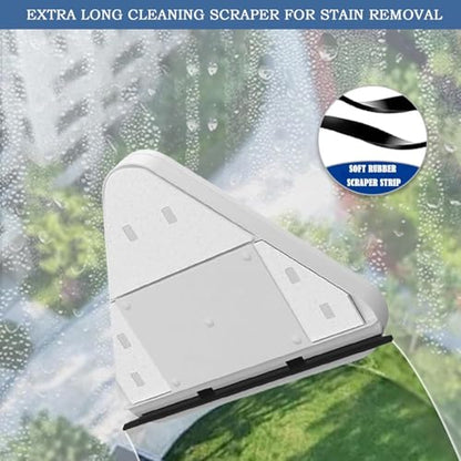 Magnetic Window Cleaner Tool,Windshield Cleaner Tool Magnetic,Double-Sided Cleaner Glass Tool, High Rise and Car,Magnetic Windshield Cleaner for High Rise, Car Glazed