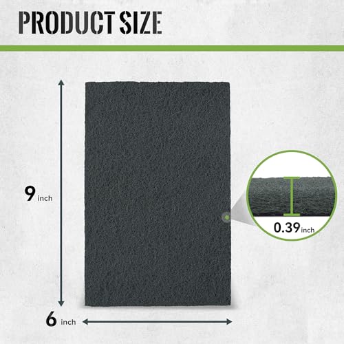 6” x 9” 800 Grit Gray General Purpose Scuff Pads, Pack of 10, General Purpose Scuff Pads for Final Scuffing,Surface Adhesion Preparation,Cleaning - style: 800 Grit-Gray