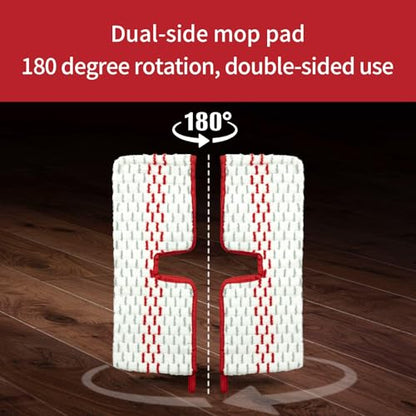 5 Pack Microfiber Mop Refills - Spray Mop & Flat Mop Replacement Pads | Mop Heads Replacements Compatible with ProMist MAX, Washable & Reusable Mop Refills