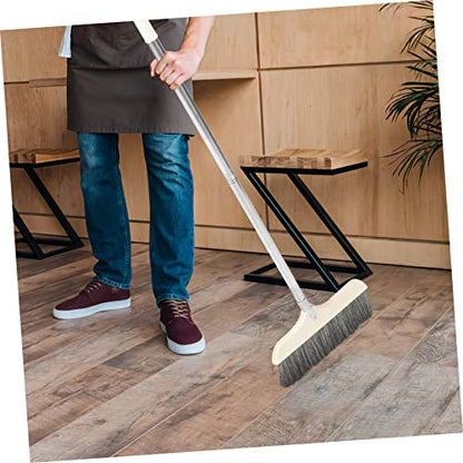 Ipetboom Detachable Long Handle Soft Bristle Sweep Broom Indoor Broom Kitchen for Sweeping