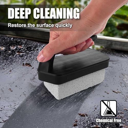 GRILLART Griddle Cleaning Kit for Blackstone, Flat Top Grill Cleaning Stone 2 PCS - style: BSK-03