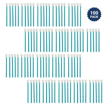 Evaclean Swilly Original Disposable Crevice Brushes - 100 Pack - Versatile Cleaning Tool for Tight Spaces, Window Tracks, Keyboards, Car Vents, and Household Use (Blue) - color: Blue