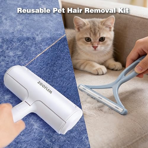 Pet Hair Remover Roller, a Reusable pet Hair Removal Tool, Suitable for Sofas, Furniture, Carpets, Cars, and Bedding for Removing cat and Dog Hair