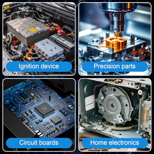 JAOJAO Electronic Contact Cleaner, Circuit Board Cleaner Fast Drying Precision Electronics Cleaning for Circuit Boards Appliance Control Boards Switches & Connectors, 250ml Transparent