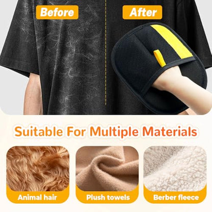 Pet Hair Removal Glove, 2026 New Pet Hair Remover for Laundry, Reusable Electrostatic Pet Hair Remover for Cats & Dogs, Pet Hair Removal Tool for Couch, Clothing, Carpet, Furniture, Car Seats (1PCS) - color: 1PCS