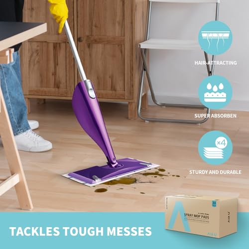 AIR U+ Disposable Mop Pad Refills for Swiffer Wet Jet Mops, Thickned and Absorbent Wet Pads Refill, 48 Count - color: 48 Count Disposable