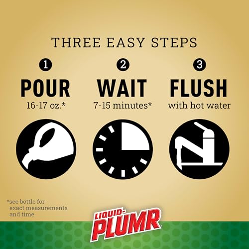 Liquid-Plumr Pro-Strength Hair Eliminator Gel Clog Remover, Hair Clog Remover and Drain Opener, Safe for All Septic Systems and Pipes, 16 fl. oz. Bottle - size: 16 Fl Oz (Pack of 1)