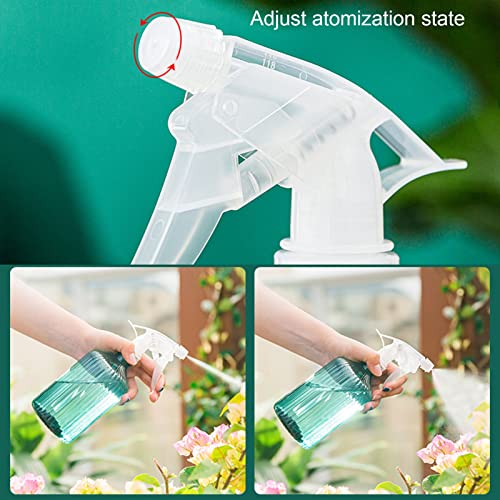 Plants Misting Bottle Wear Resistant Widely Application 500ml Large Capacity Plants Misting Bottle for Gardening Mint Green - color: Mint Green
