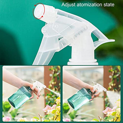 Plants Misting Bottle Wear Resistant Widely Application 500ml Large Capacity Plants Misting Bottle for Gardening Mint Green - color: Mint Green