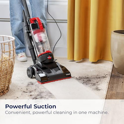 Bissell CleanView Compact Upright Vacuum, Lightweight Design for Apartments & Dorms, Powerful Suction with Removable Extension Wand & Scatter-Free Technology, 3508 - style: CleanView Compact