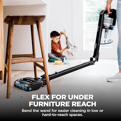 Shark Vertex Pro Cordless Stick Vaccum | Lightweight 2-in-1 Vacuum with Removeable Handheld, DuoClean Powerfins, HEPA, IQ Display & Self Cleaning Brushroll | 120-Min Runtime | Black/Silver | IZ682H - style: Vertex FlexPro w/ PowerDisplay(120 min)